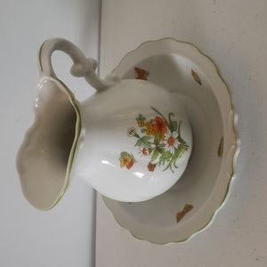 Vintage Seven Seas Pitcher & Basin